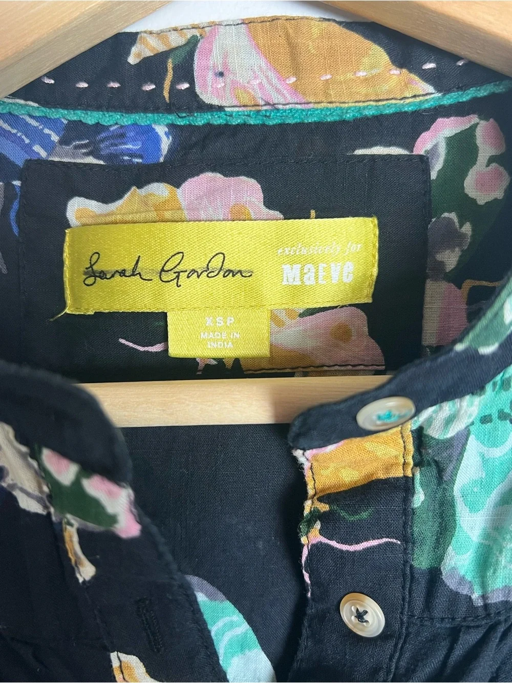 Maeve X Sarah Gordon butterfly print blouse